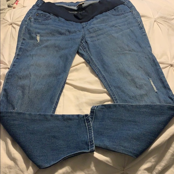 3 Large Cute Maternity Jeans - Picture 6 of 7